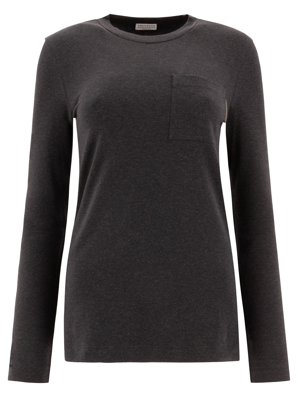 BRUNELLO CUCINELLI Monili Long Sleeve T-Shirt - Regular Fit for Women