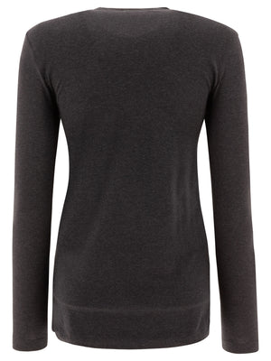 BRUNELLO CUCINELLI Monili Long Sleeve T-Shirt - Regular Fit for Women