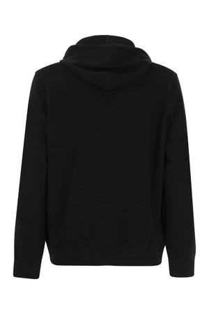 Áo hoodie màu xám cho nam có mũ có thể điều chỉnh và khóa kéo