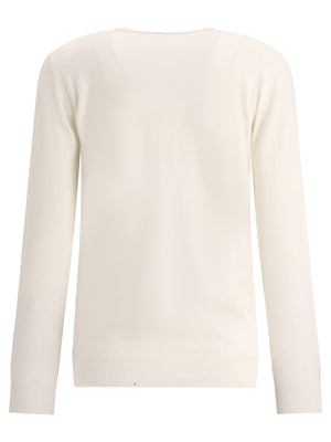 BRUNELLO CUCINELLI Luxurious White Cashmere Sweater for Women