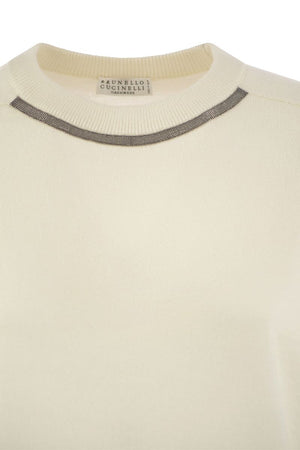 BRUNELLO CUCINELLI Luxury Pure Cashmere Crewneck Sweater