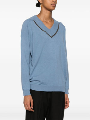 BRUNELLO CUCINELLI Women's Textured Jersey T-Shirt - FW24 Collection