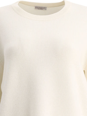 BRUNELLO CUCINELLI White 24SS Women's Tunic Top