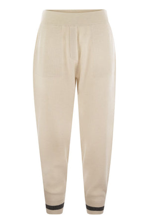 BRUNELLO CUCINELLI Luxury Cashmere Knit Sweatpants