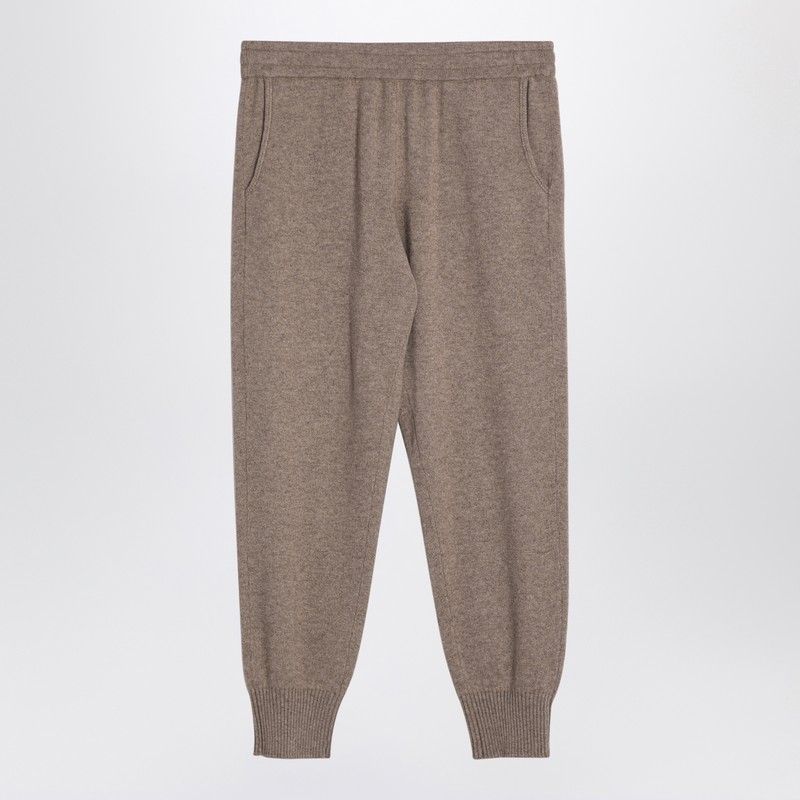 Quần Jogger Cao Cấp Bằng Cashmere Màu Be