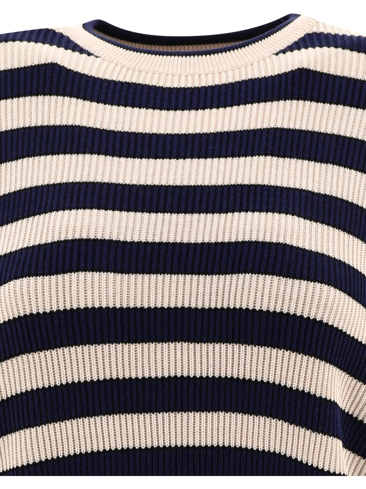 BRUNELLO CUCINELLI Striped English Rib Sweater for Women