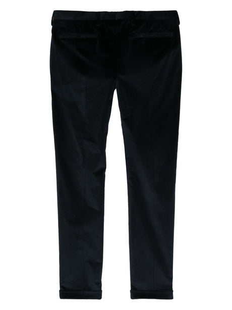 PAUL SMITH Velvet Finish Navy Trousers