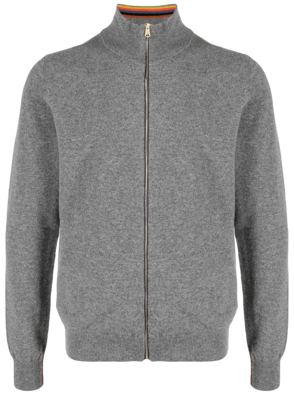 PAUL SMITH Luxurious Cashmere Zip-Up Cardigan for Men