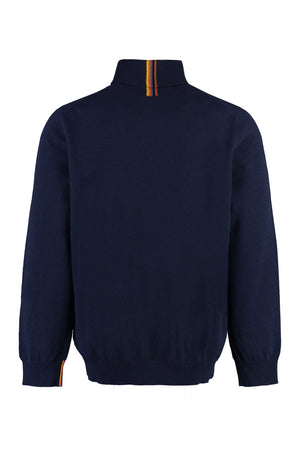 PAUL SMITH Luxurious Men's Cashmere Turtleneck Sweater for FW23