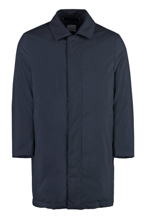 Áo khoác Parka vải kỹ thuật màu xanh dành cho nam giới - FW23