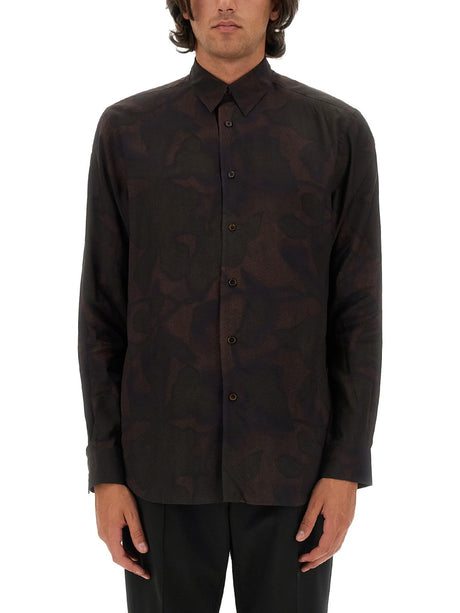 PAUL SMITH Regular Fit Ecoviscose Shirt - Size L