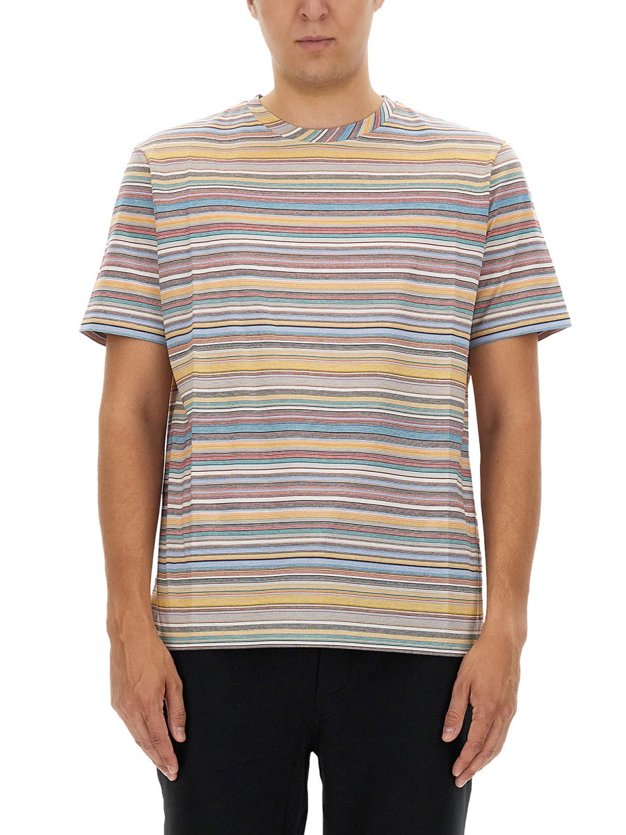 PAUL SMITH Signature Stripe T-Shirt - Size L