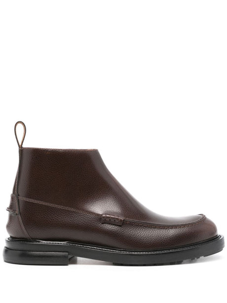 PAUL SMITH Garth Tan Leather Boots for Men