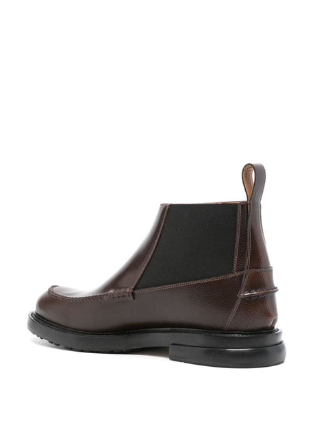 PAUL SMITH Garth Tan Leather Boots for Men