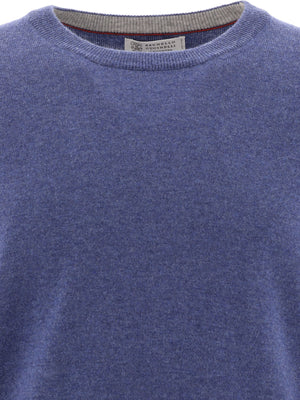 BRUNELLO CUCINELLI Luxurious Cashmere Crewneck Sweater for Men