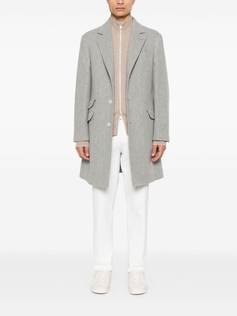 BRUNELLO CUCINELLI Luxury Cashmere Zip Cardigan