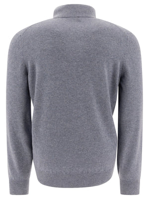 BRUNELLO CUCINELLI Men's Half-Zip Cashmere Sweater - Regular Fit