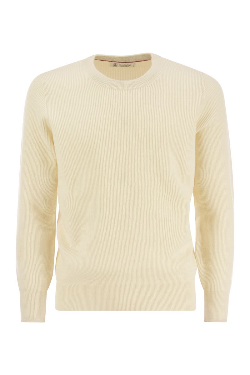 BRUNELLO CUCINELLI Classic Cashmere Crew Neck Sweater