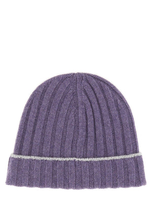 BRUNELLO CUCINELLI Classic Ribbed Cashmere Knit Beanie