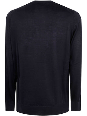 BRUNELLO CUCINELLI Cashmere Silk Crew Neck Sweater for Men - Fall/Winter 2024