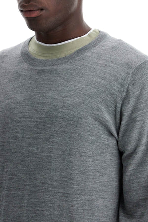 BRUNELLO CUCINELLI Men's Grey Cashmere Sweater for FW23