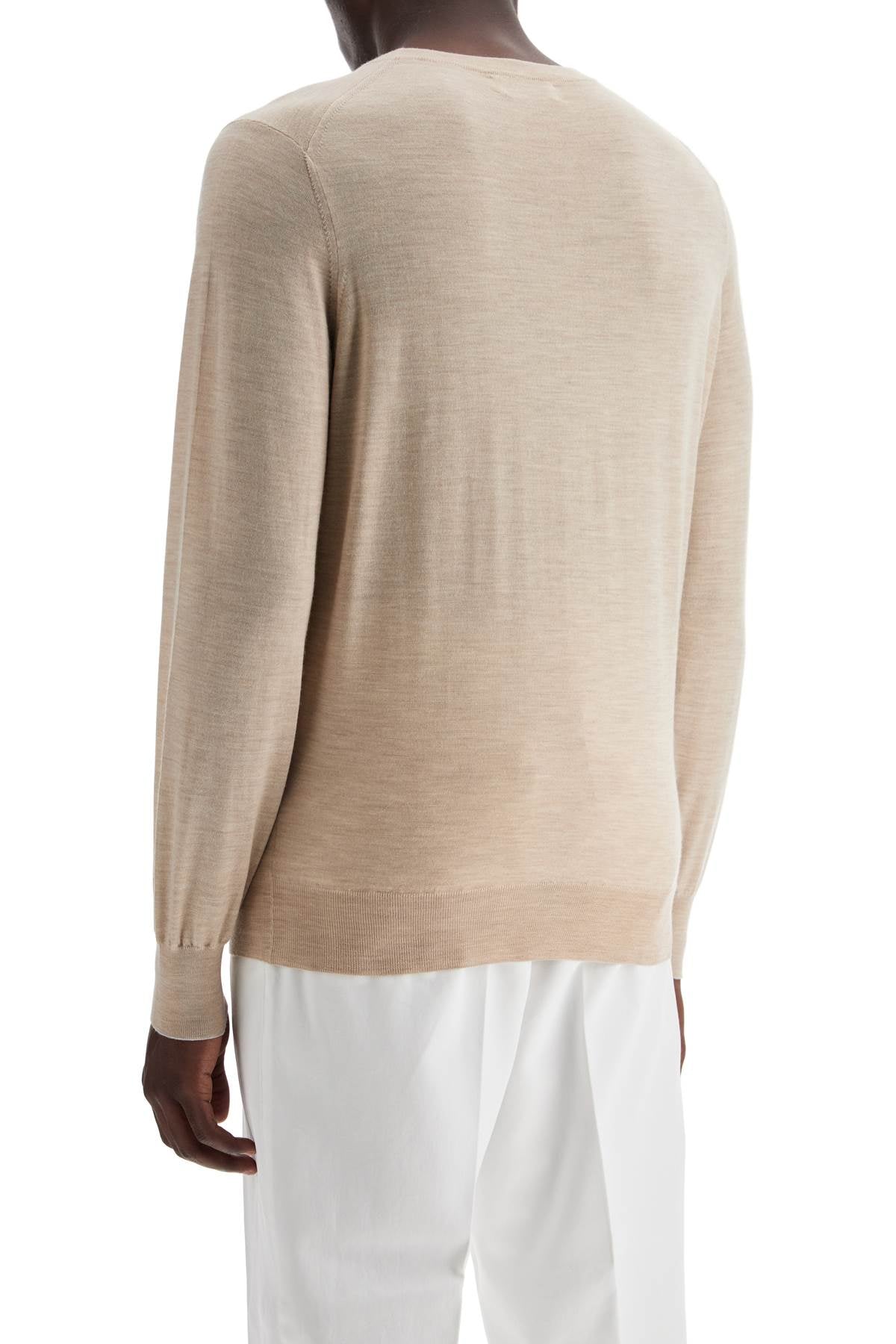 BRUNELLO CUCINELLI Men's Grey Cashmere Sweater for FW23