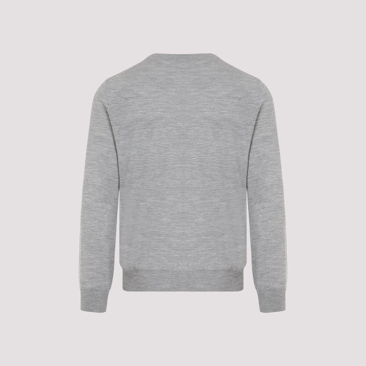 BRUNELLO CUCINELLI Men's Grey Cashmere Sweater for FW23