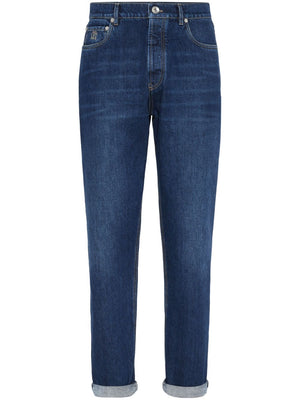 BRUNELLO CUCINELLI Iconic Fit Denim Jeans - Classic Five Pocket Style