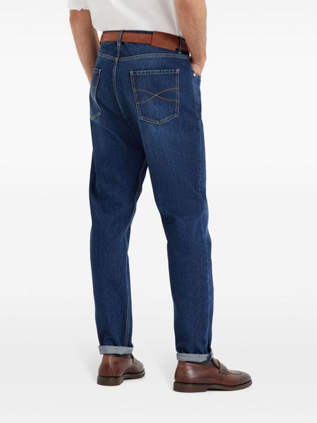 BRUNELLO CUCINELLI Iconic Fit Denim Jeans - Classic Five Pocket Style