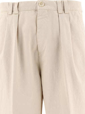 BRUNELLO CUCINELLI Relaxed Fit Trousers for Men - Spring Style