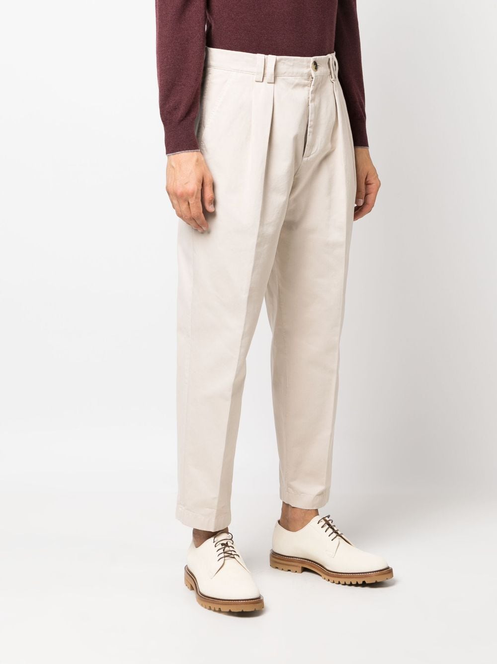 BRUNELLO CUCINELLI Relaxed Fit Trousers for Men - Spring Style