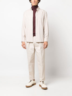 BRUNELLO CUCINELLI Relaxed Fit Trousers for Men - Spring Style