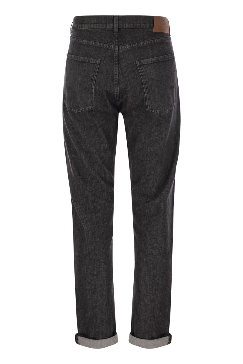 BRUNELLO CUCINELLI Iconic Fit Five-Pocket Denim Trousers for Men