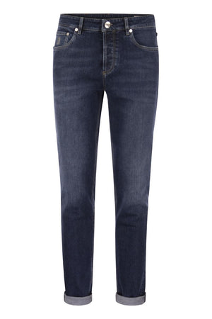 BRUNELLO CUCINELLI Elevated Blue Denim Cotton Jeans