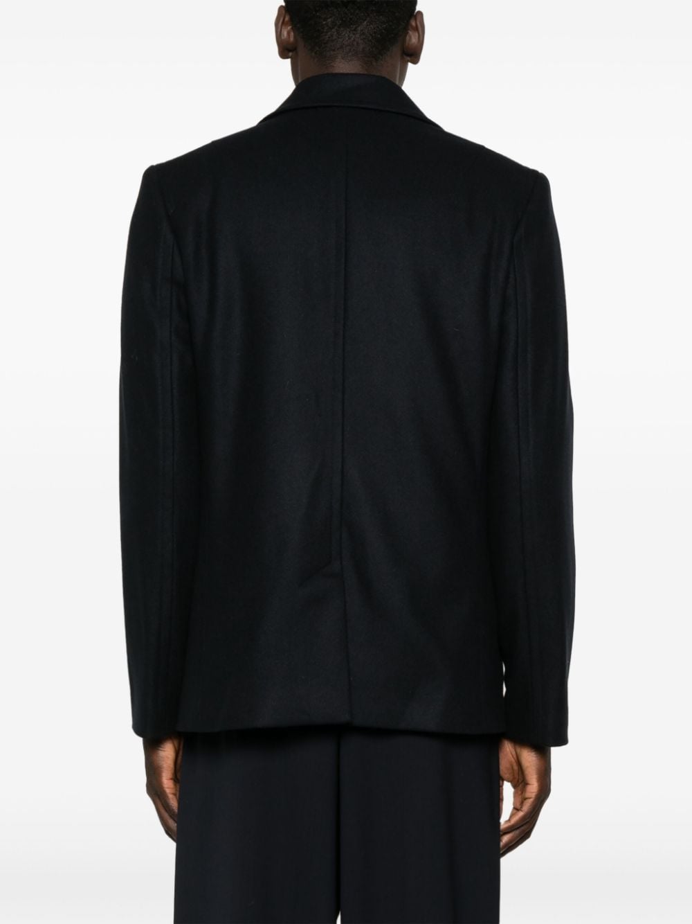 PAUL SMITH Double-Breasted Peacoat - Men's Outerwear