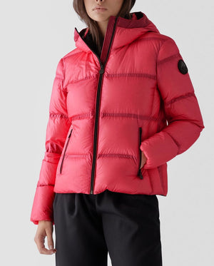 MOOSE KNUCKLES Women's Arctic Rose Mini Puffer Down Jacket