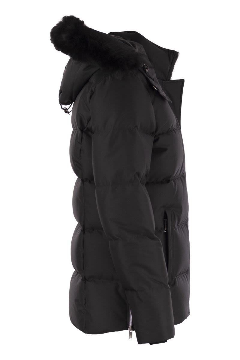 MOOSE KNUCKLES Women's Black Cloud Jacket - Fashionable and Functional