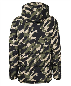 MOOSE KNUCKLES Men's Camo Hooded Down Jacket for SS23