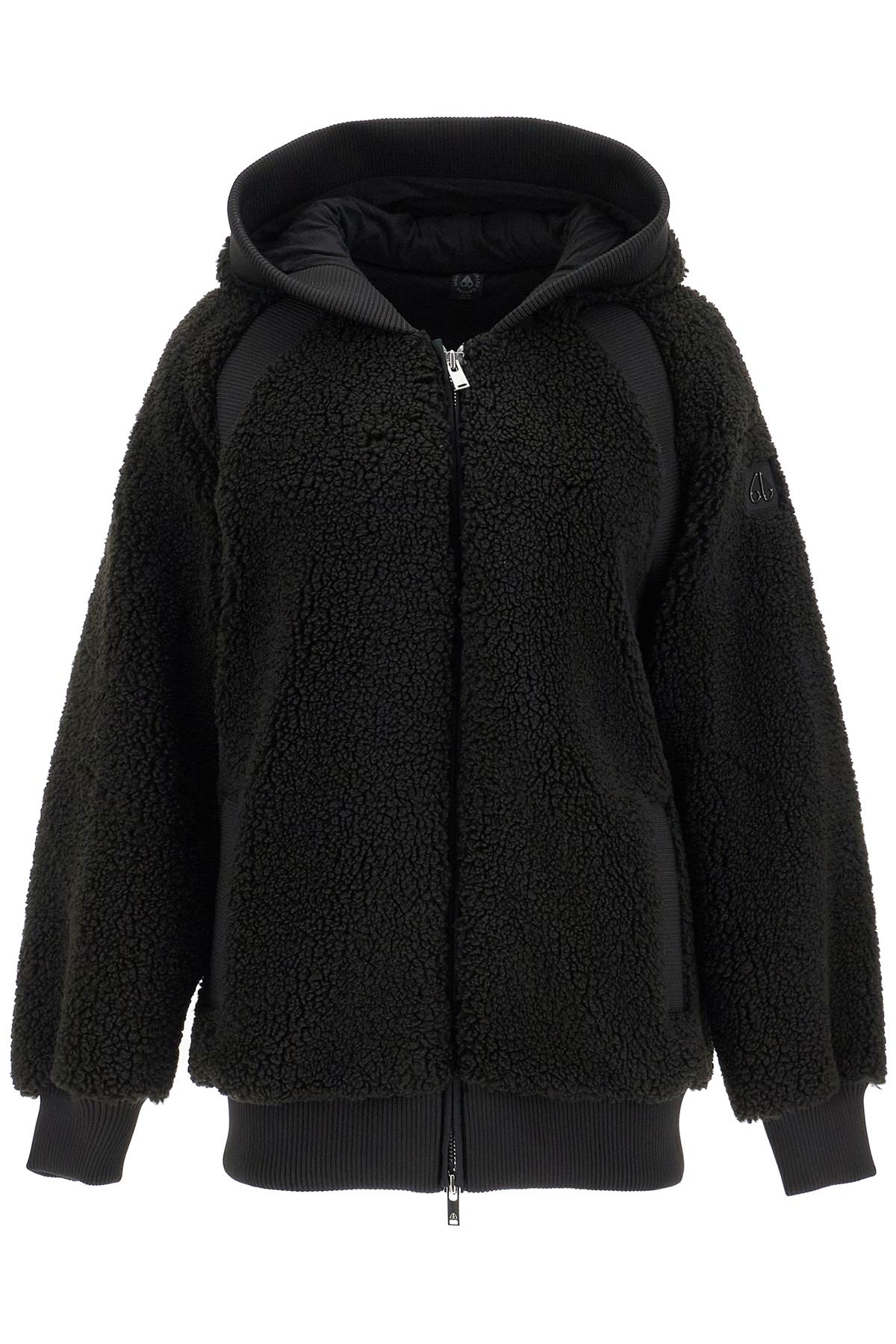 MOOSE KNUCKLES HOLLAND SHERPA FLEECE JACKET WITH