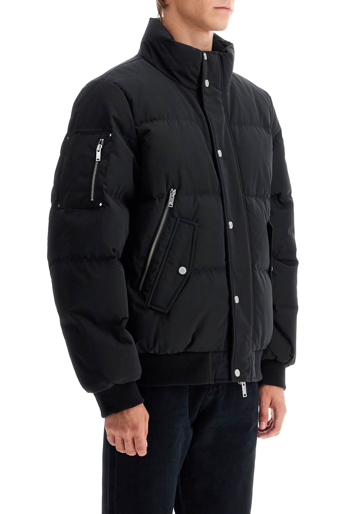 MOOSE KNUCKLES Quilted High Point Bomber Jacket