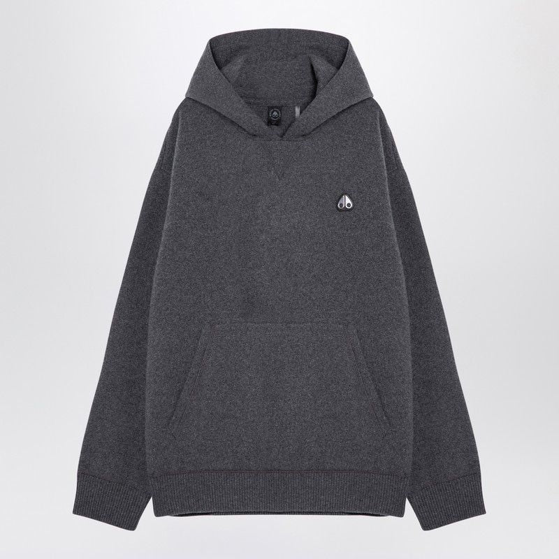 Áo Hoodie Len Xám