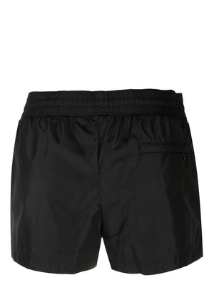 DOLCE & GABBANA Thigh-Length Logo-Plaque Swim Shorts