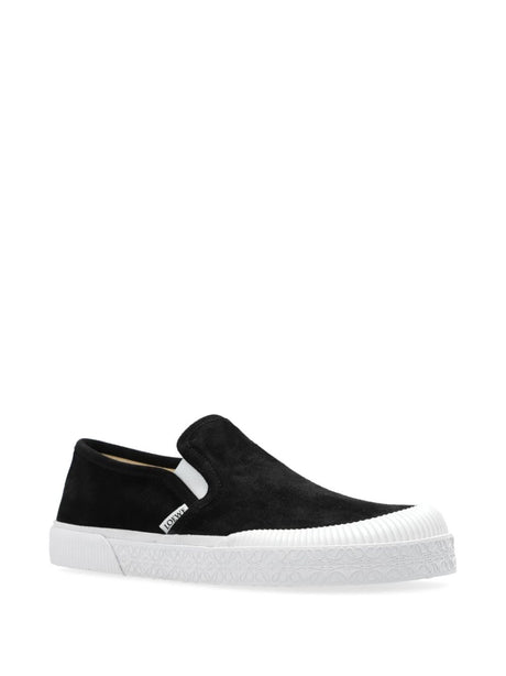 LOEWE Terra Vulca Suede Slip-On Sneakers for Men