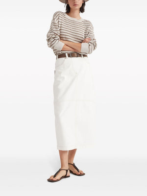 BRUNELLO CUCINELLI Cotton Pullover for Women - SS24 Collection