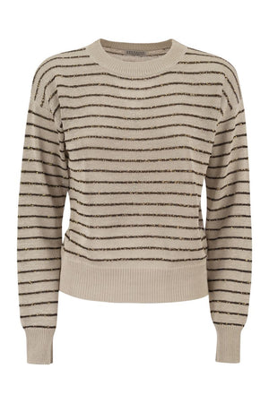 BRUNELLO CUCINELLI Cotton Pullover for Women - SS24 Collection