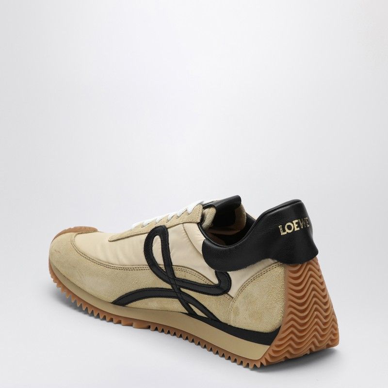 LOEWE Gold & Black Monogram Flow Runner Sneaker