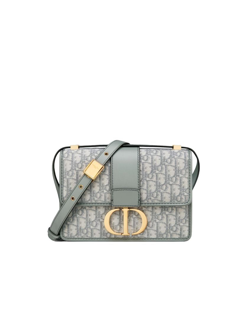 DIOR Women's Grey Multicolor Shoulder & Crossbody Fashion Bag – Medium 30 Montaigne Collection