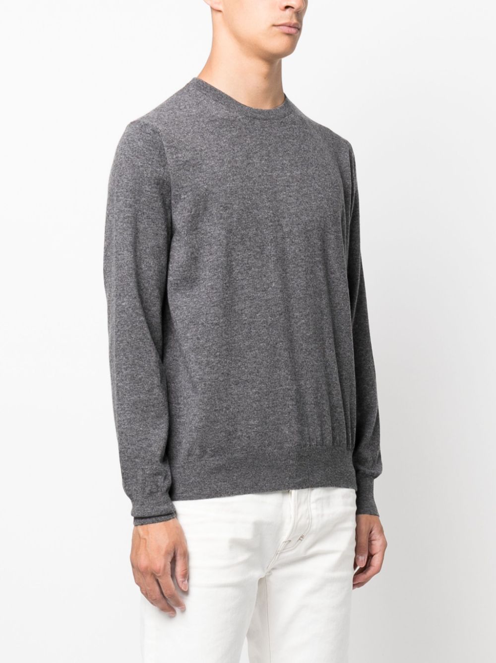 COLOMBO Men's 23FW Grey Sweater for Fall/Winter 2024