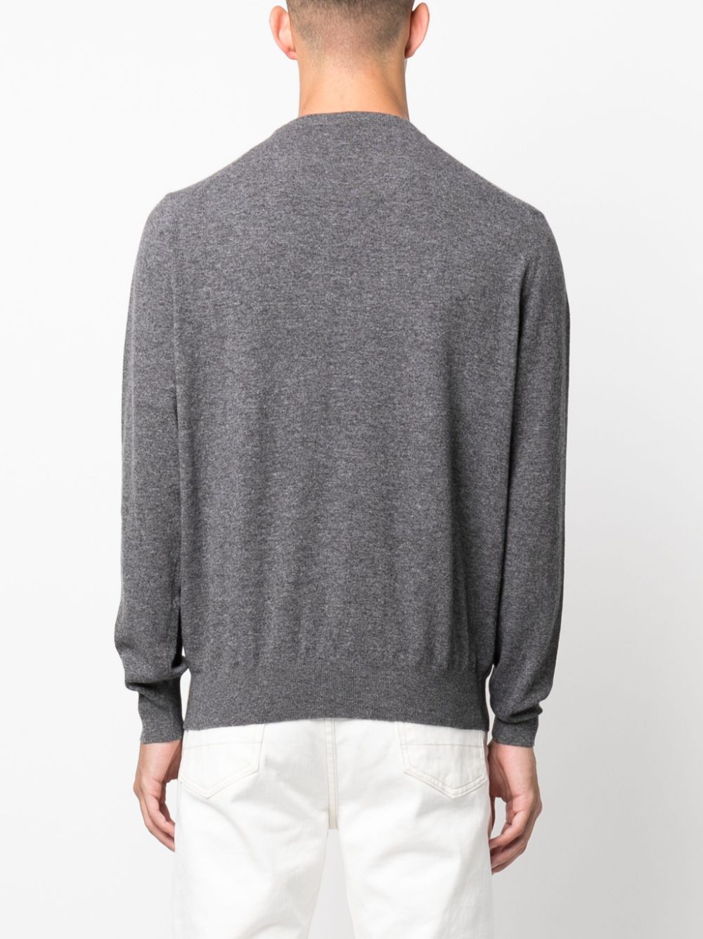 COLOMBO Men's 23FW Grey Sweater for Fall/Winter 2024