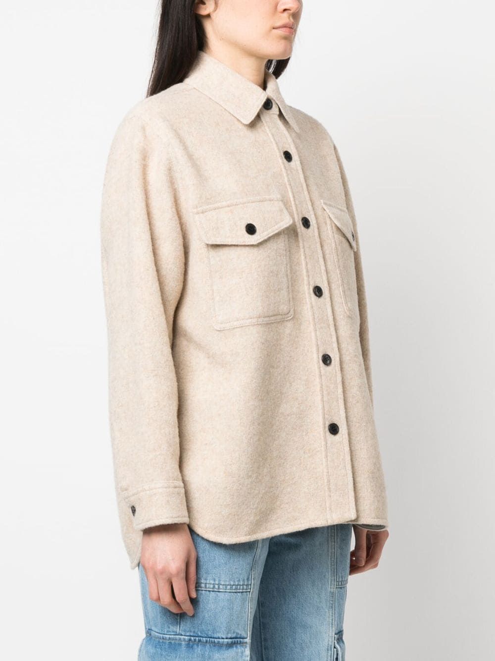 ISABEL MARANT ETOILE Effortlessly Chic Ecru Outerwear for Women - FW23 Collection